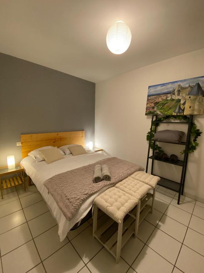 Apartmán Au Pied De La Cite, T3 Au Calme Carcassonne Exteriér fotografie